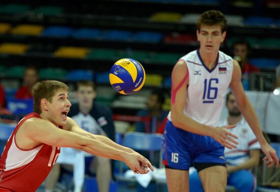 Volleyball World Youth Championship. Russia vs. France