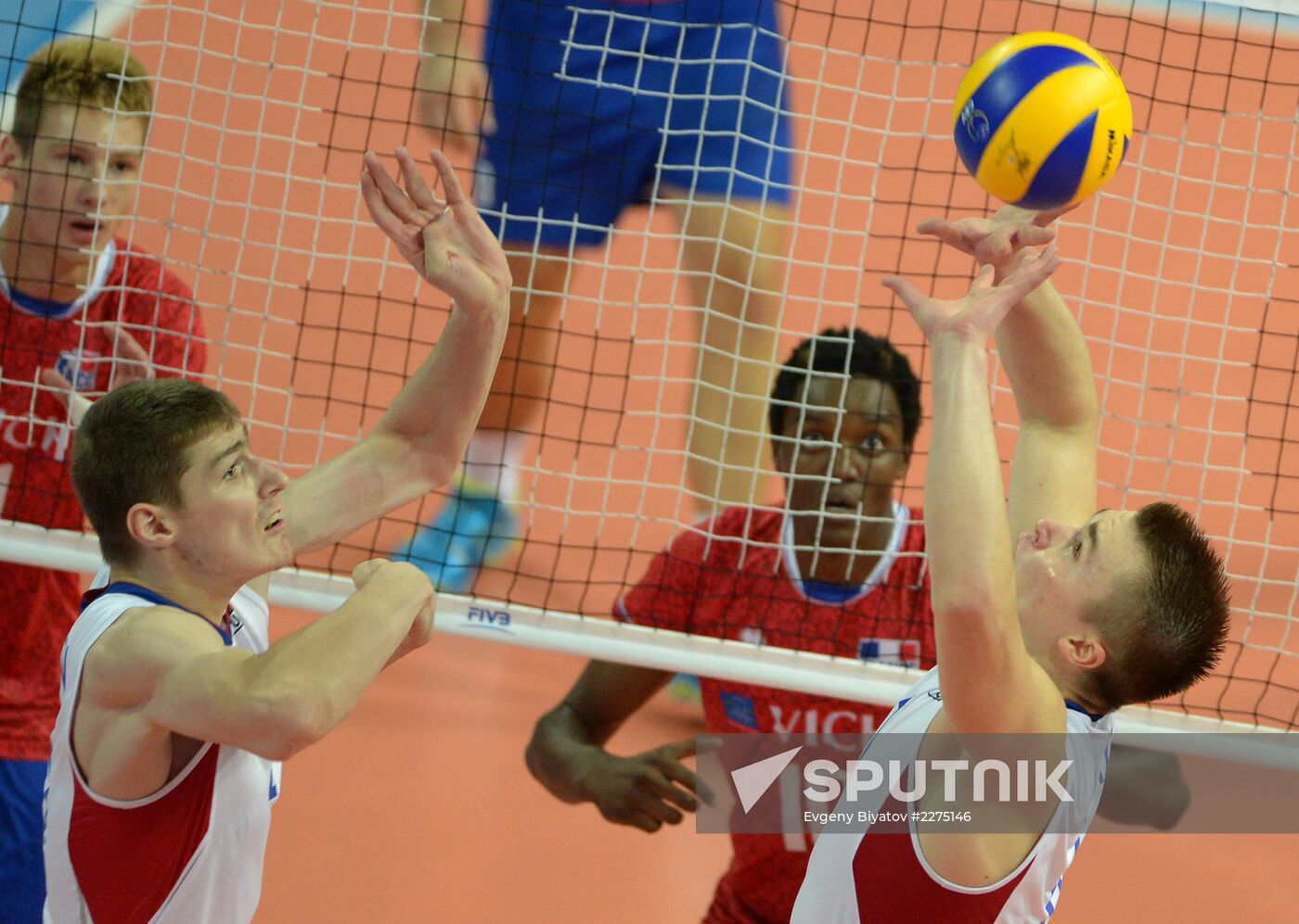 Volleyball World Youth Championship. Russia vs. France