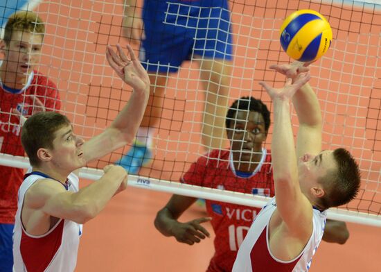 Volleyball World Youth Championship. Russia vs. France