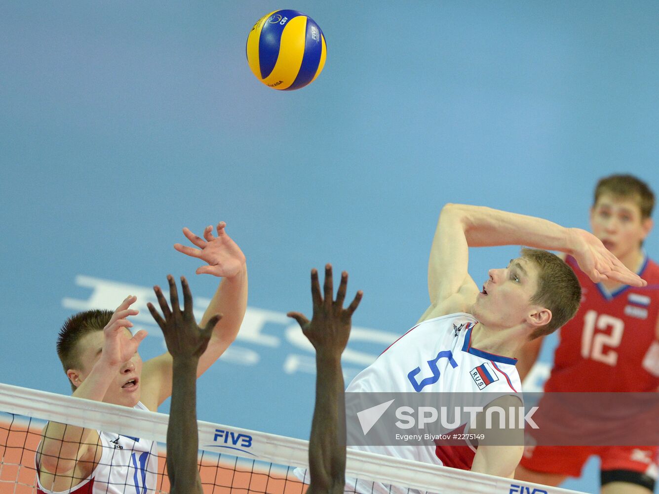Volleyball World Youth Championship. Russia vs. France