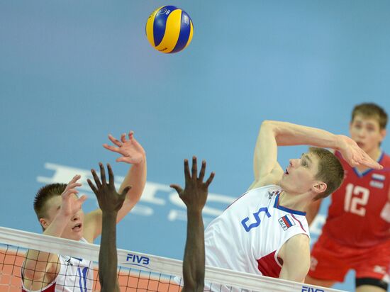Volleyball World Youth Championship. Russia vs. France