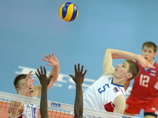 Volleyball World Youth Championship. Russia vs. France