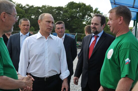 Vladimir Putin's visit to Primorye Territory. Day 3
