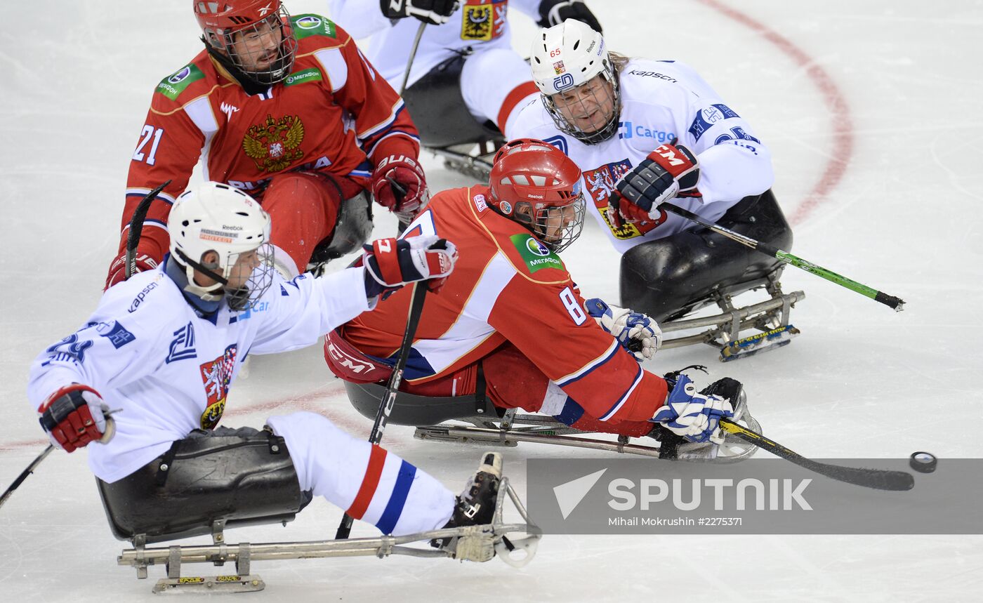Sledge hockey. Four Nations Tournament. Match for 3rd place