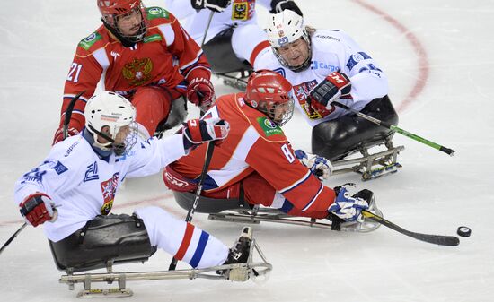 Sledge hockey. Four Nations Tournament. Match for 3rd place