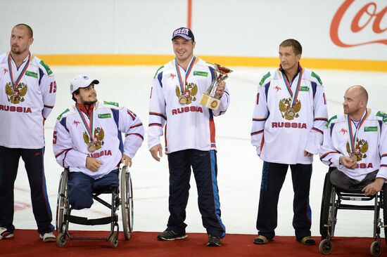 Sledge hockey. Four Nations Tournament. Match for 3rd place