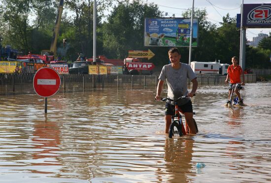 Flooding in Khabarovsk