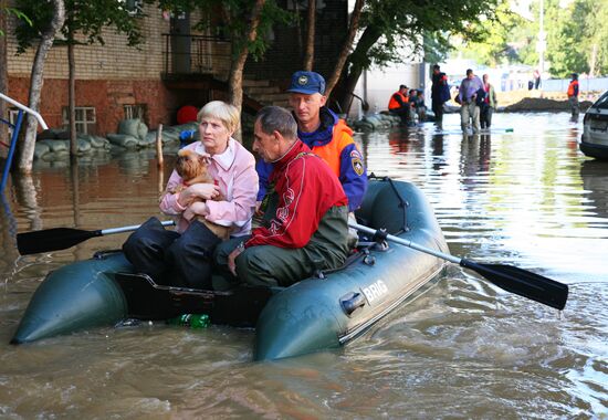 Flooding in Khabarovsk