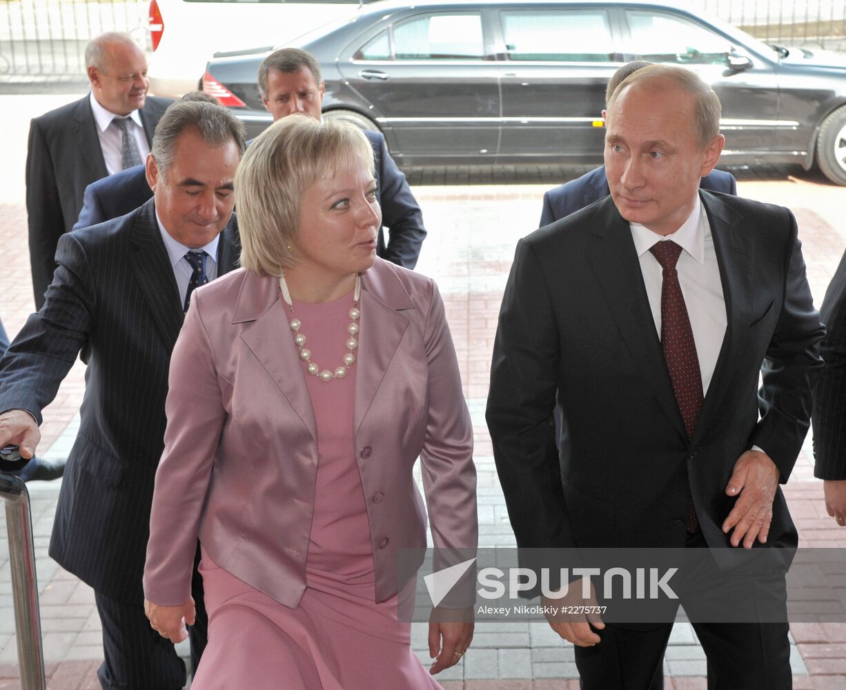 V.Putin's working visit to Ural Federal District
