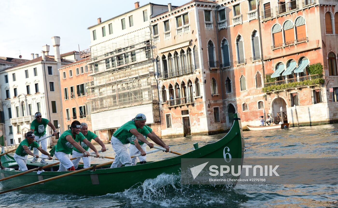 Regata Storica festival in Venice