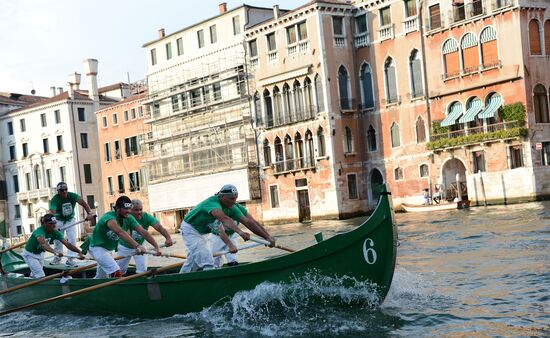 Regata Storica festival in Venice
