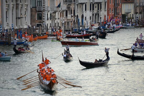 Regata Storica festival in Venice