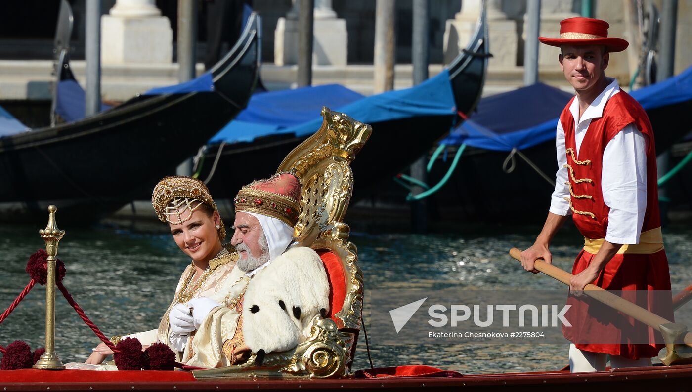 Regata Storica festival in Venice