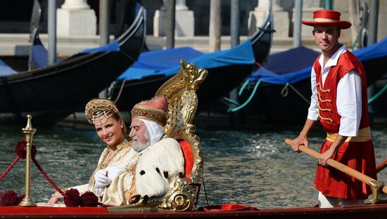 Regata Storica festival in Venice