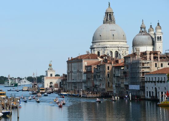 Regata Storica festival in Venice