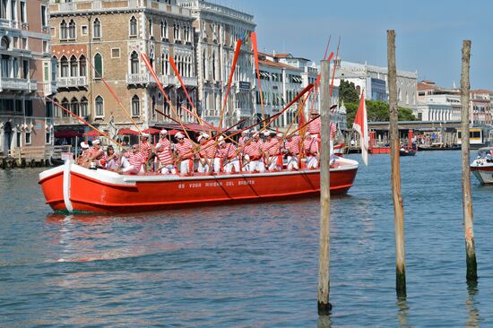 Regata Storica festival in Venice