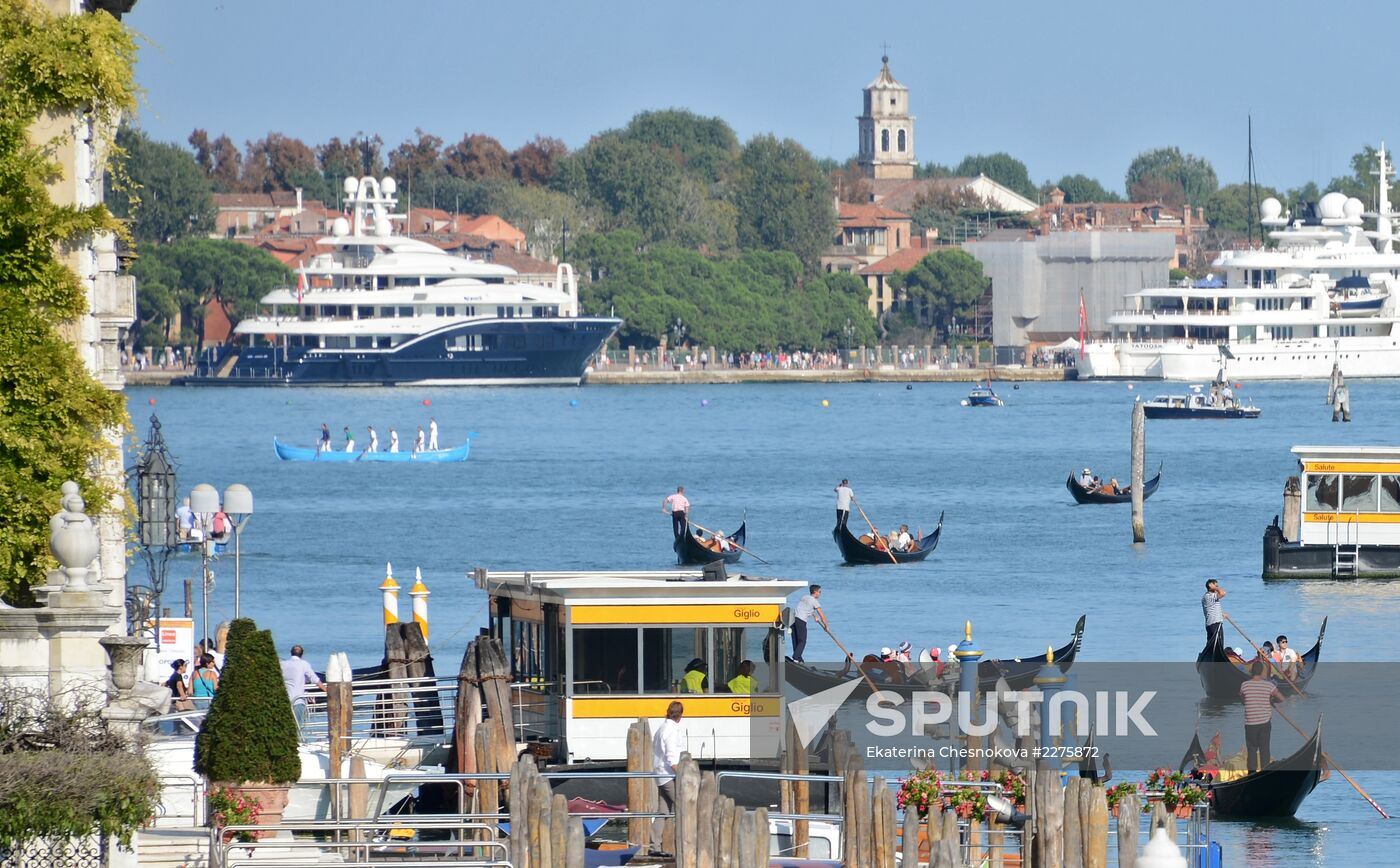 Regata Storica festival in Venice