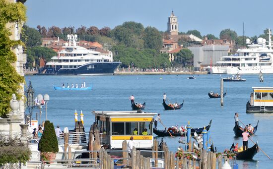 Regata Storica festival in Venice