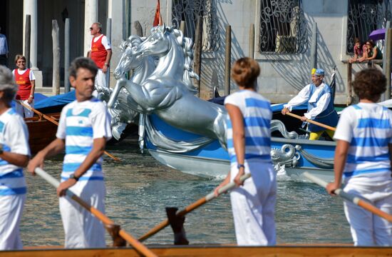 Regata Storica festival in Venice