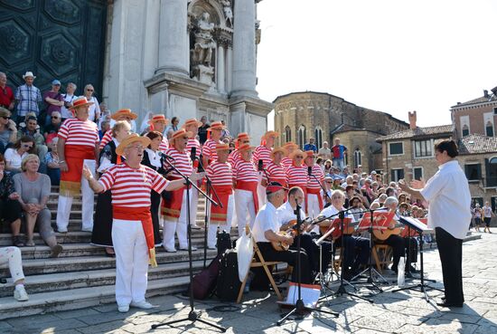 Regata Storica festival in Venice