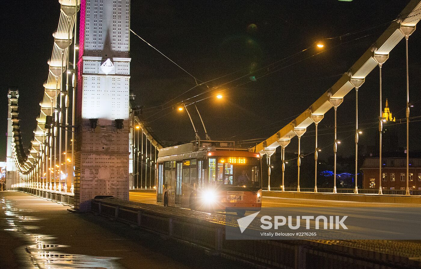 Moscow launches night public transport service