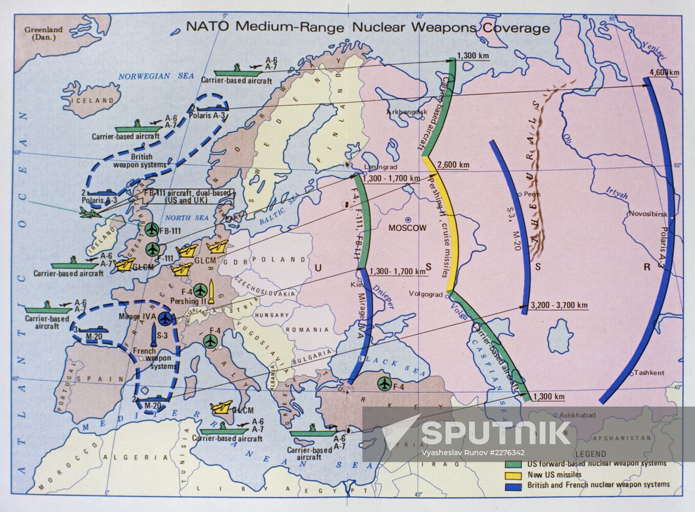 NATO medium-range nuclear weapons coverage