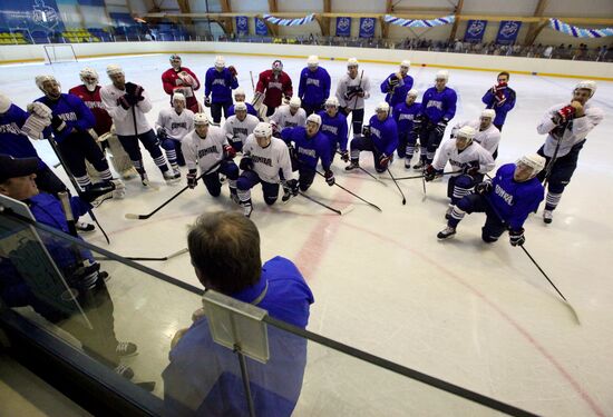 Hockey. Traning session of Hockey Club Admiral