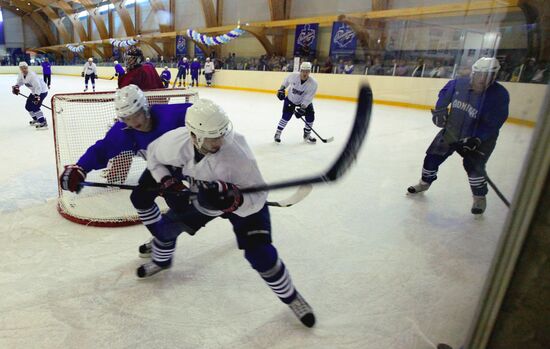 Hockey. Traning session of Hockey Club Admiral