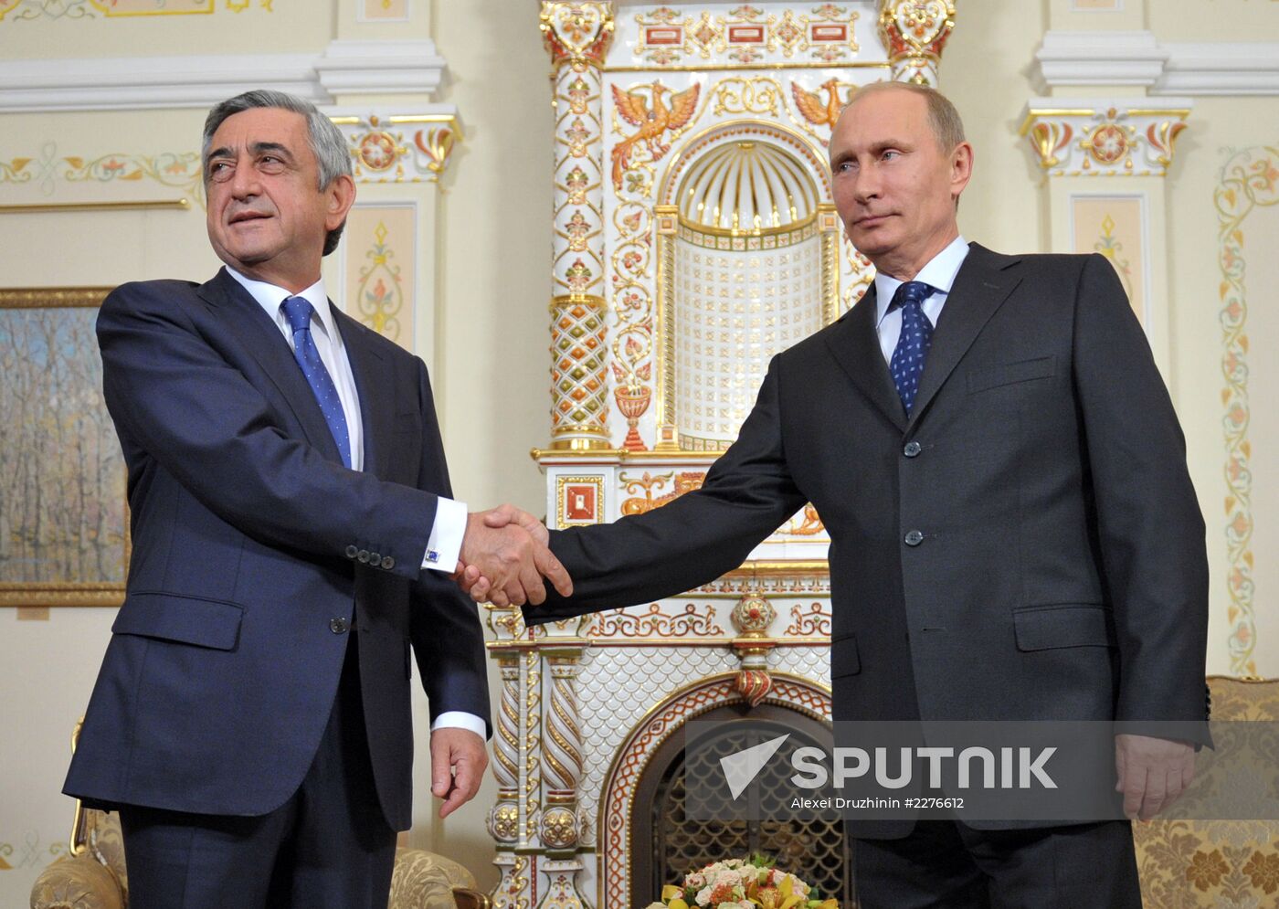 Vladimir Putin meets with Serge Sargsyan