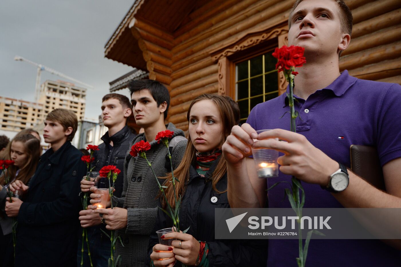 Rallies in Moscow in memory of terror victims