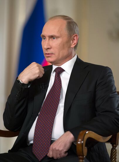 Vladimir Putin in interview with Channel 1 and Associated Press