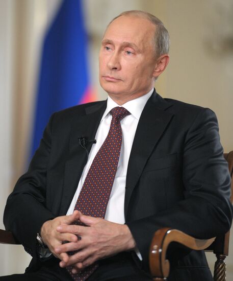 Vladimir Putin in interview with Channel 1 and Associated Press