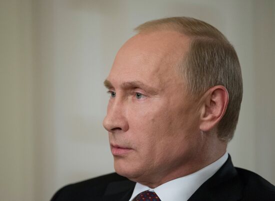 Vladimir Putin in interview with Channel 1 and Associated Press