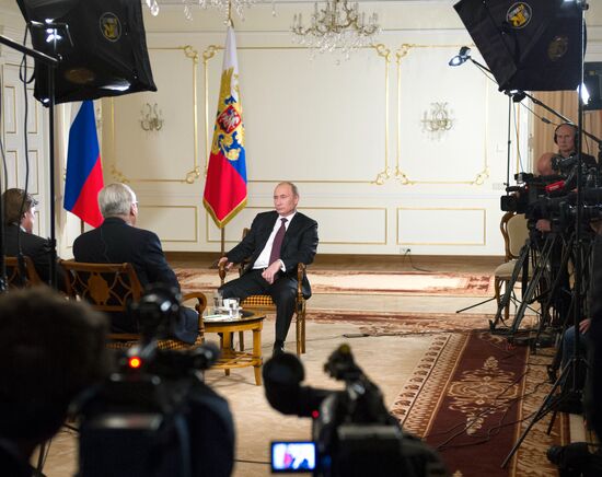 Vladimir Putin in interview with Channel 1 and Associated Press