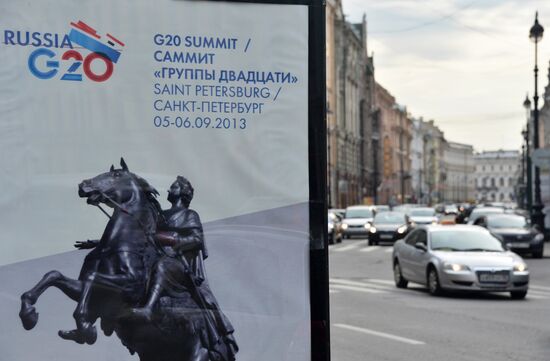St. Petersburg ahead of G20 Summit