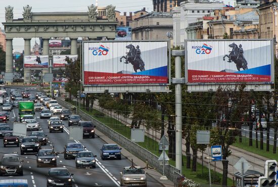 St. Petersburg ahead of G20 Summit