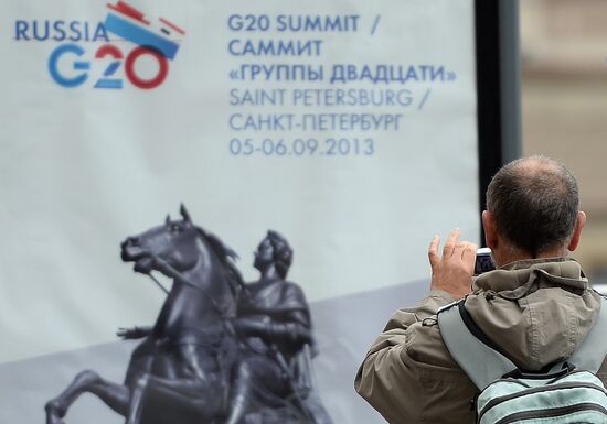 St. Petersburg ahead of G20 Summit