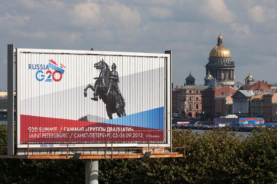 St. Petersburg ahead of G20 Summit