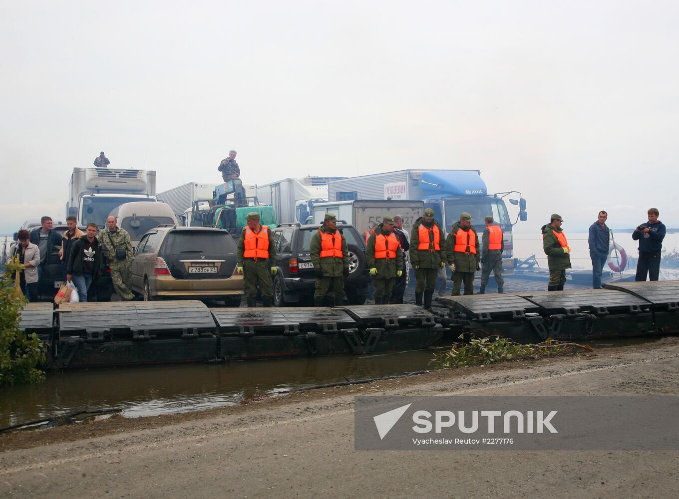 Car ferry in Khabarovsk Territory