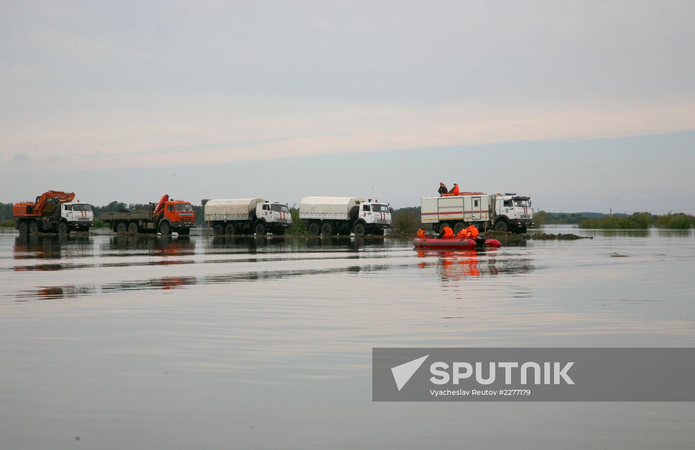 Car ferry in Khabarovsk Territory