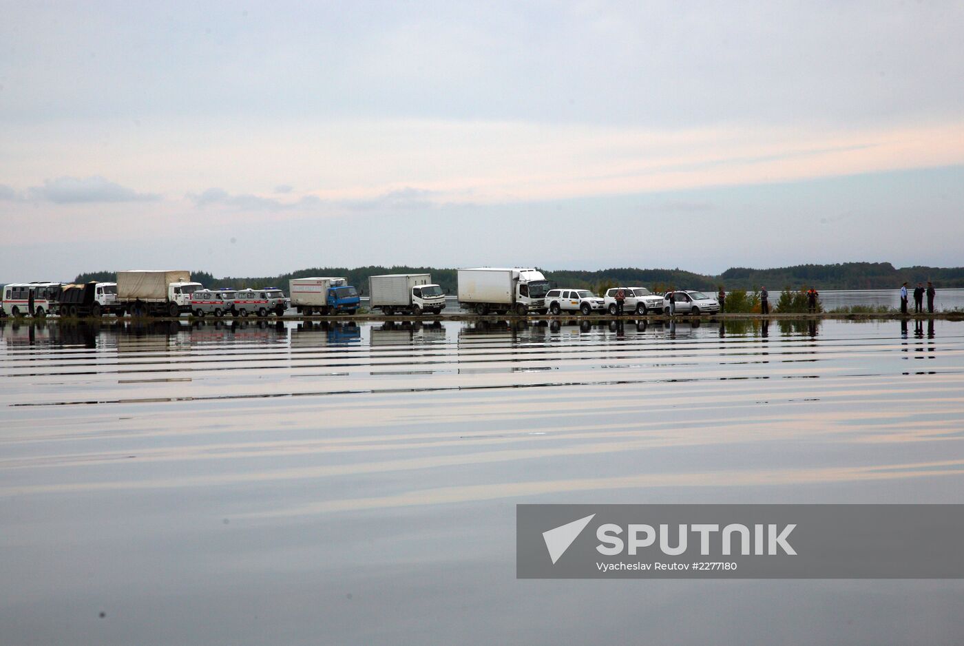 Car ferry in Khabarovsk Territory