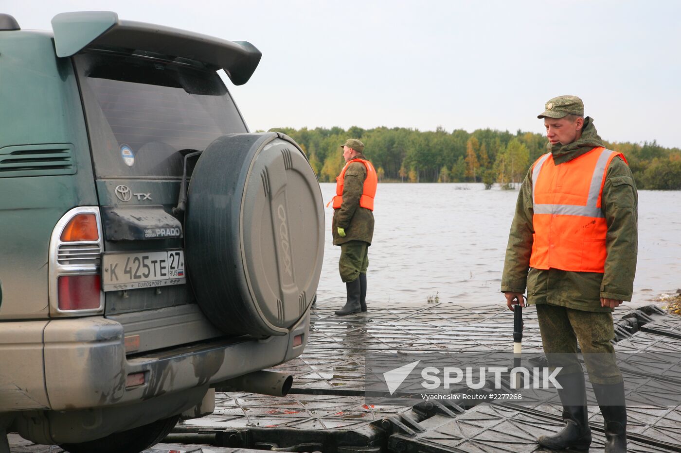 Car ferry in Khabarovsk Territory