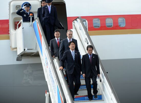 Arrival of heads of delegations for G20 Leaders’ Summit