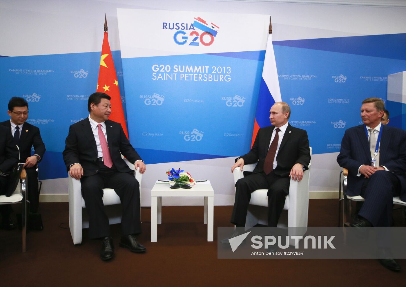 Bilateral meeting between Vladimir Putin and Xi Jinping