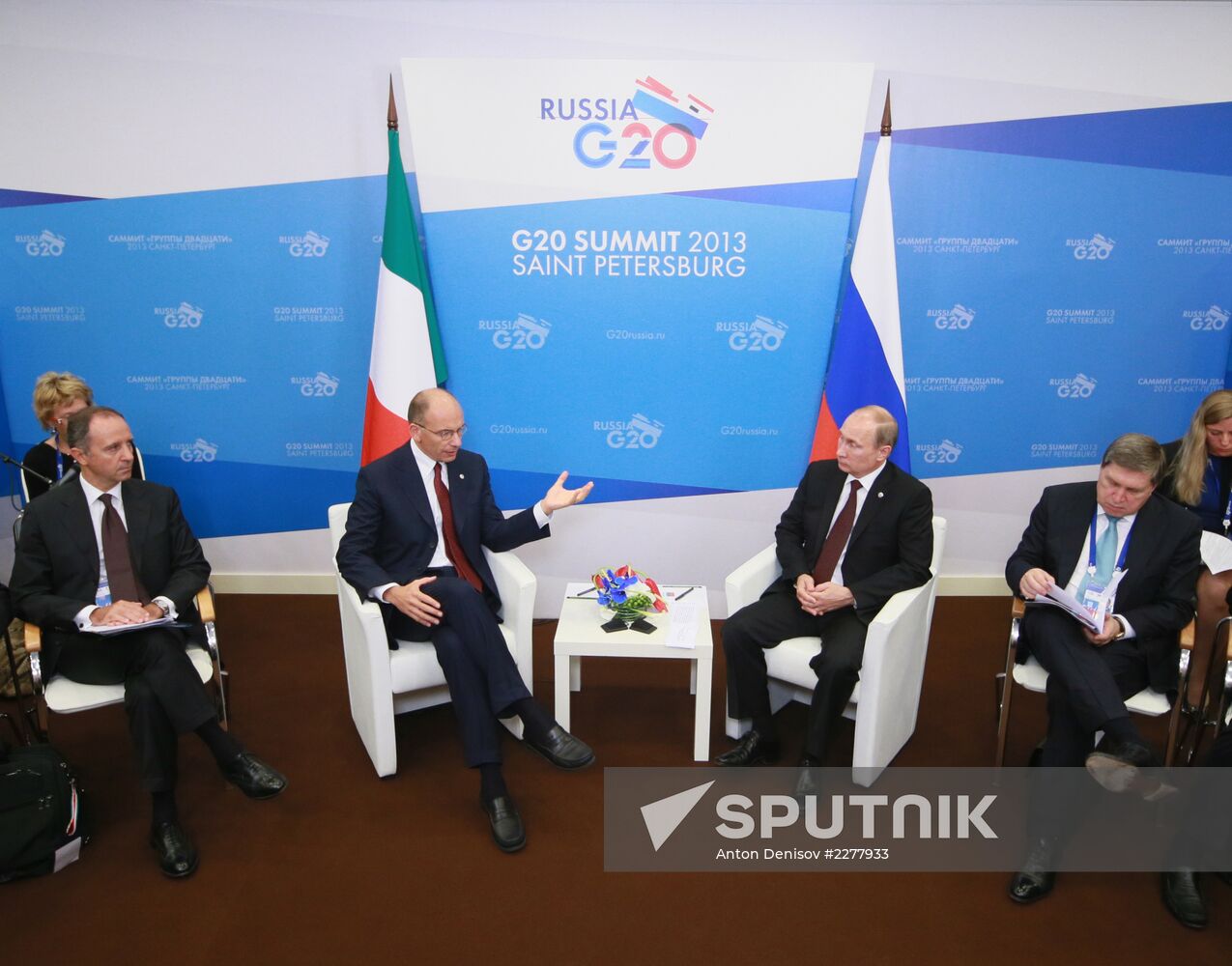 Bilateral meeting between Vladimir Putin and Enrico Letta