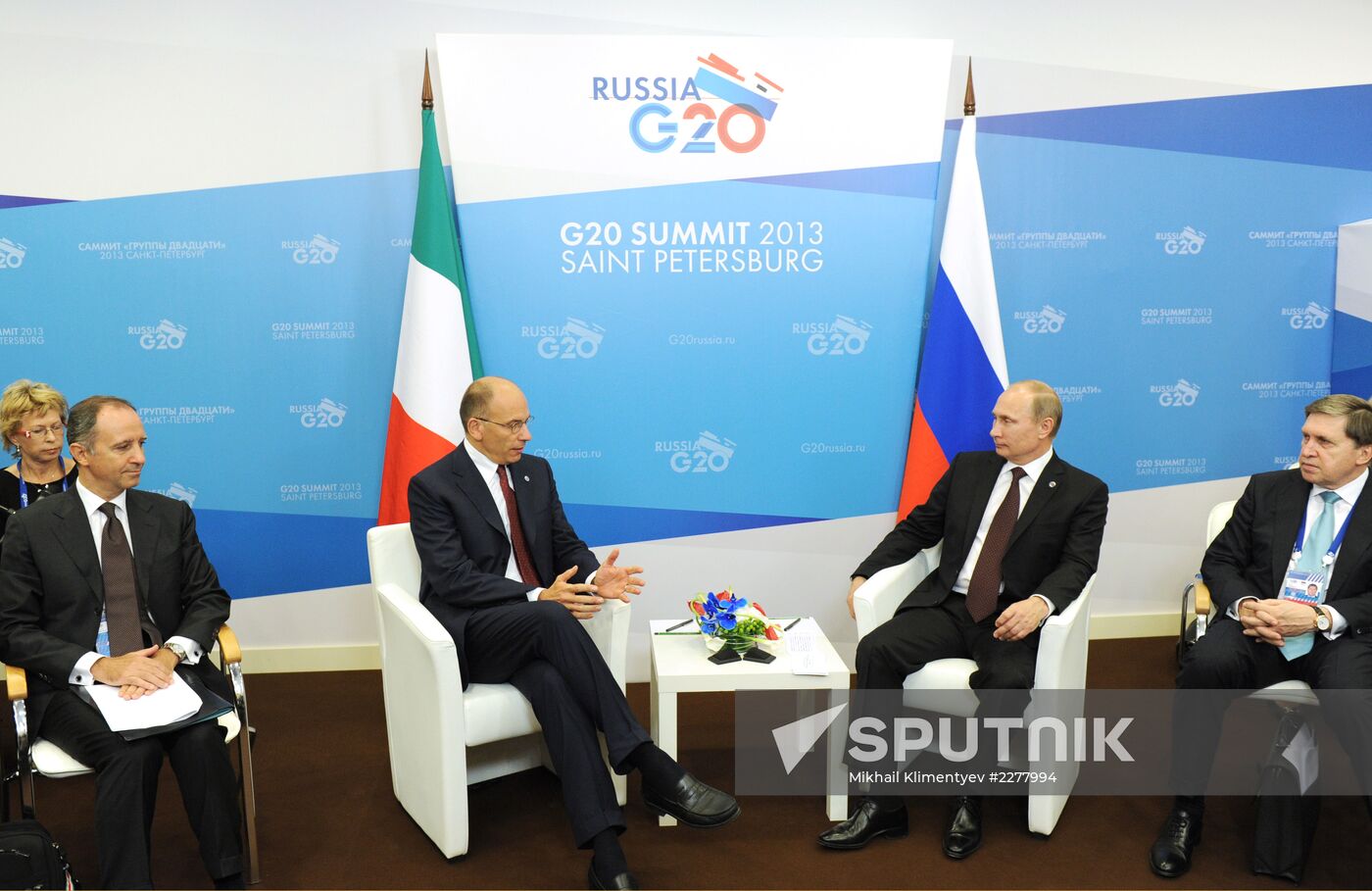 Bilateral meeting between Vladimir Putin and Enrico Letta