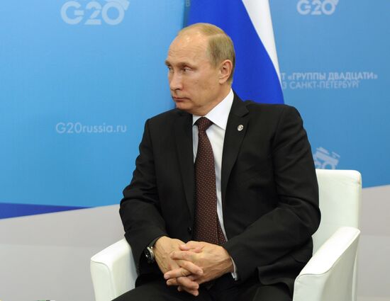 Bilateral meeting between Vladimir Putin and Enrico Letta