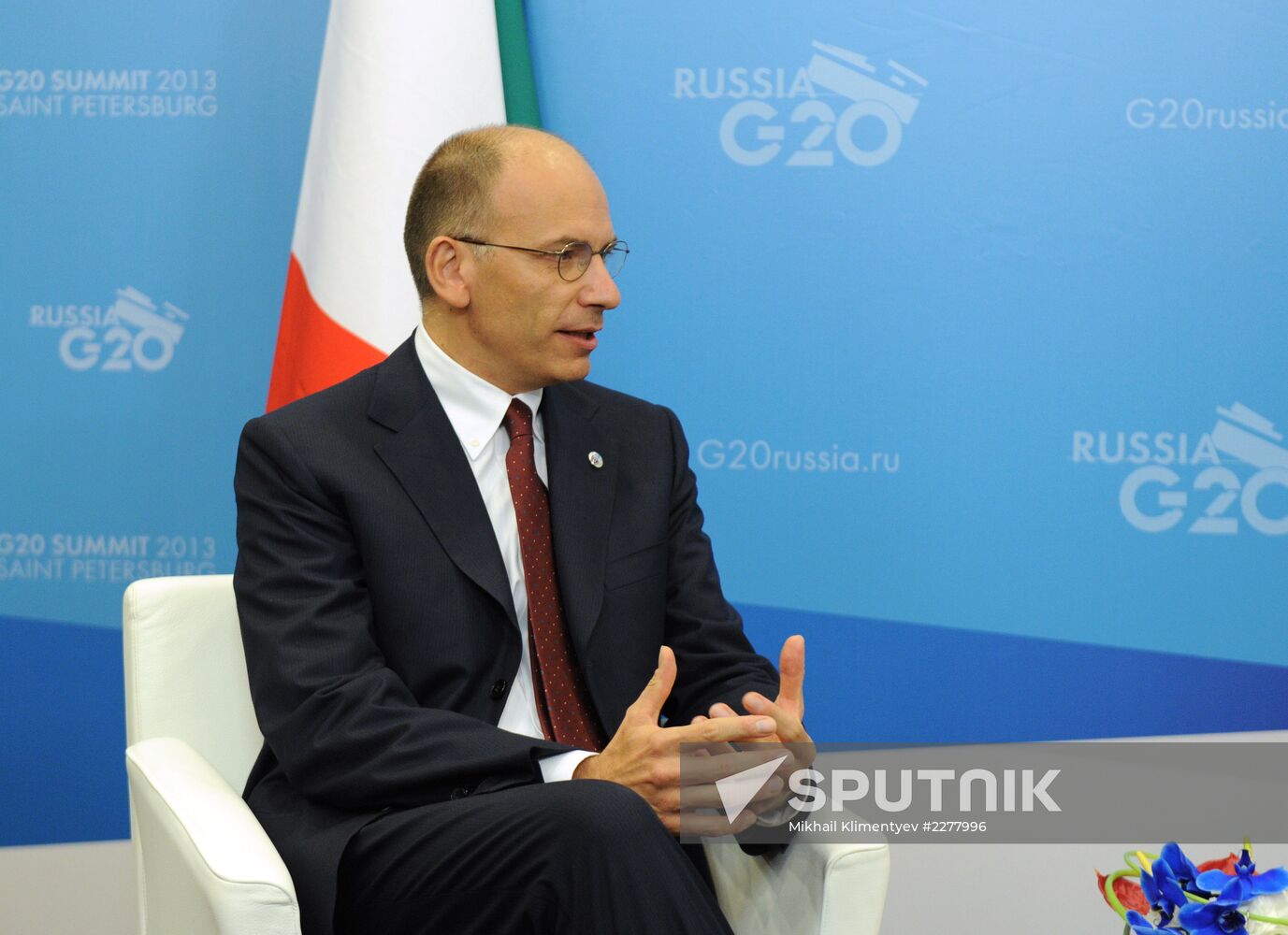 Bilateral meeting between Vladimir Putin and Enrico Letta