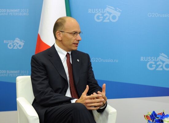 Bilateral meeting between Vladimir Putin and Enrico Letta