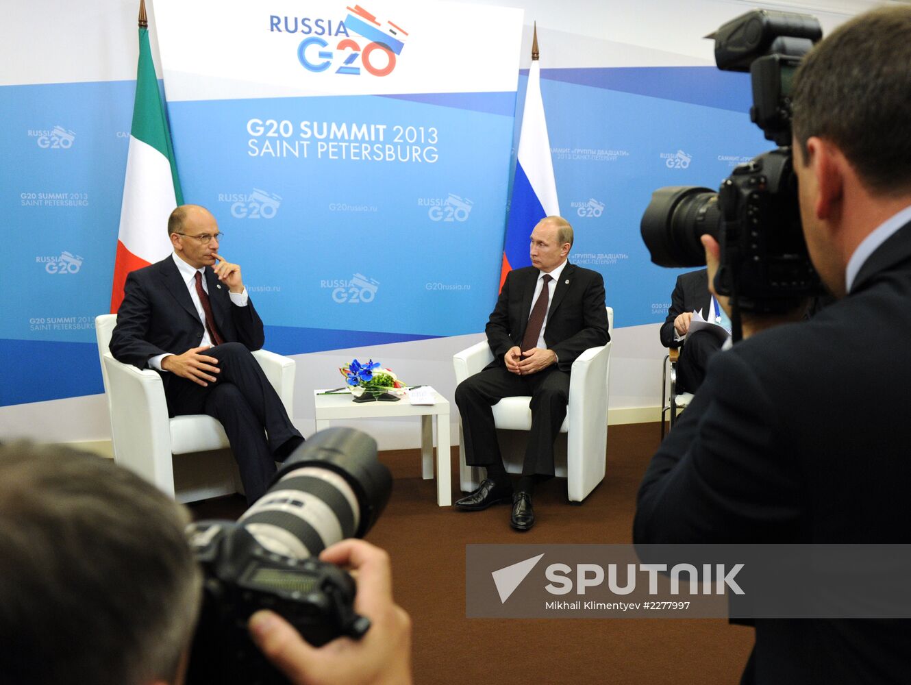 Bilateral meeting between Vladimir Putin and Enrico Letta